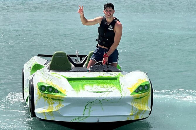 San Juan: JetCar VIP Adventure Tour - Castillo San Felipe del Morro from the water