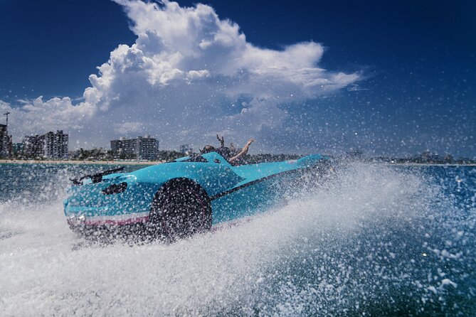 San Juan: JetCar VIP Adventure Tour - Getting ready for a sports car on water