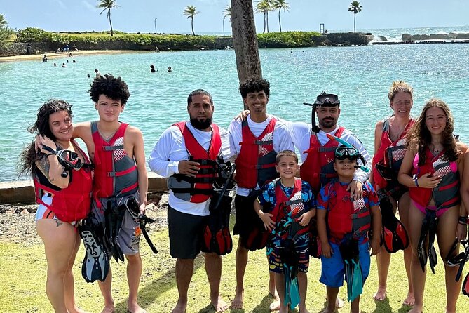 San Juan: Kids and Family Snorkeling Adventure with Videos - Juvenile fish in the shallow bay
