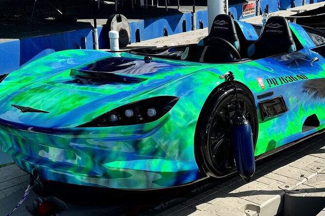 San Juan PR Watersports Car Rental Green McLaren - What This Water Car Experience Actually Is