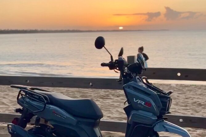 Scooter Rental San Juan Puerto Rico - Playa CV Sea and the first beach break