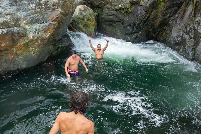 Toro Negro River Hike & Cliff Jumping Adventure; San Juan Pick Up - Charco El Moron: swimming, rest, and optional jumps