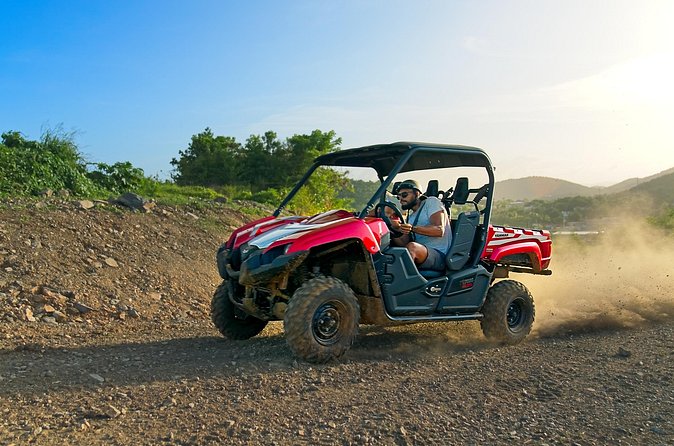 UTV adventure in Naguabo Puerto Rico 50 minutes trip 80 acres - The photo stop, games, and high mountain views