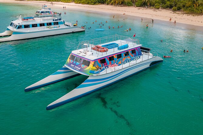 Vieques: Beach and Snorkeling Tour by Catamaran from Fajardo - Lunch, rum, and the practical value of $180