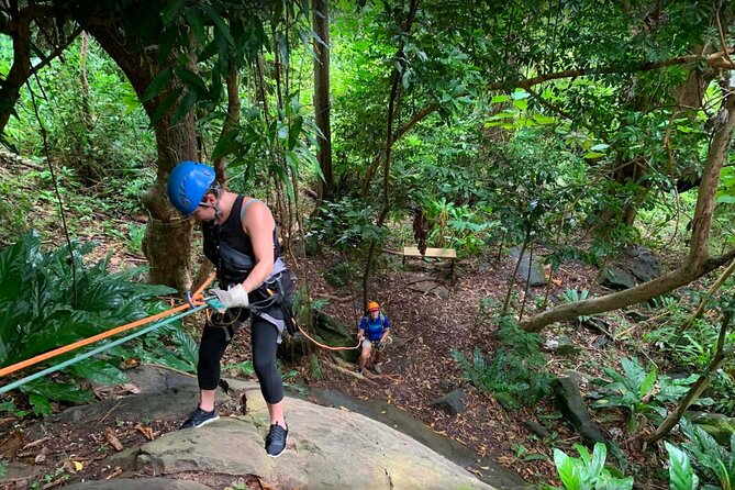 Ziplining at the Rainforest in Puerto Rico - Practical preparation for the forest
